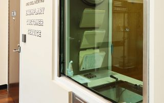 Armortex installation in a police station